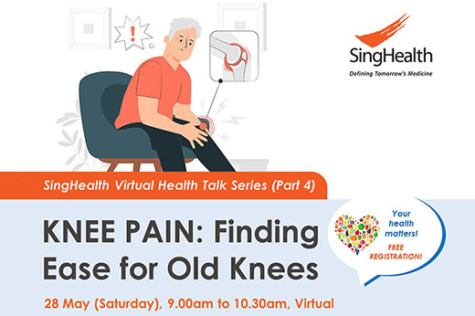 KNEE PAIN: Finding Ease for Old Knees (SingHealth Virtual Health Talk Series - Part 4)