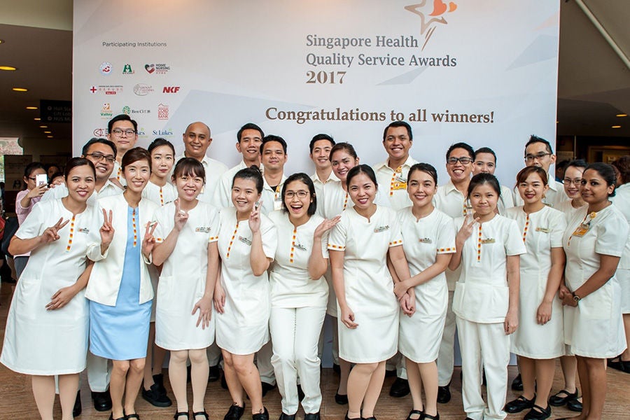 SHQSA 2017 Awardees from Sengkang General Hospital