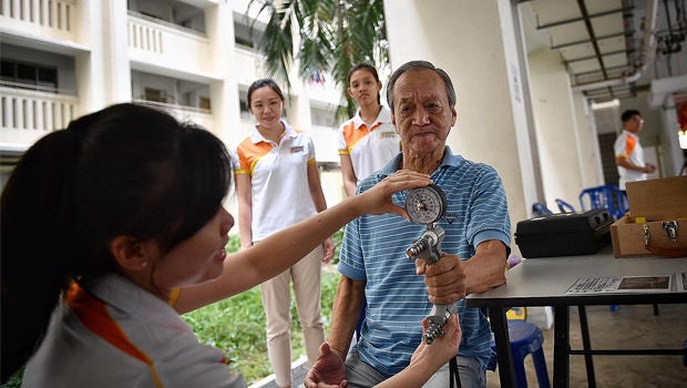 Seniors take 'IPPT' to ward off health crises