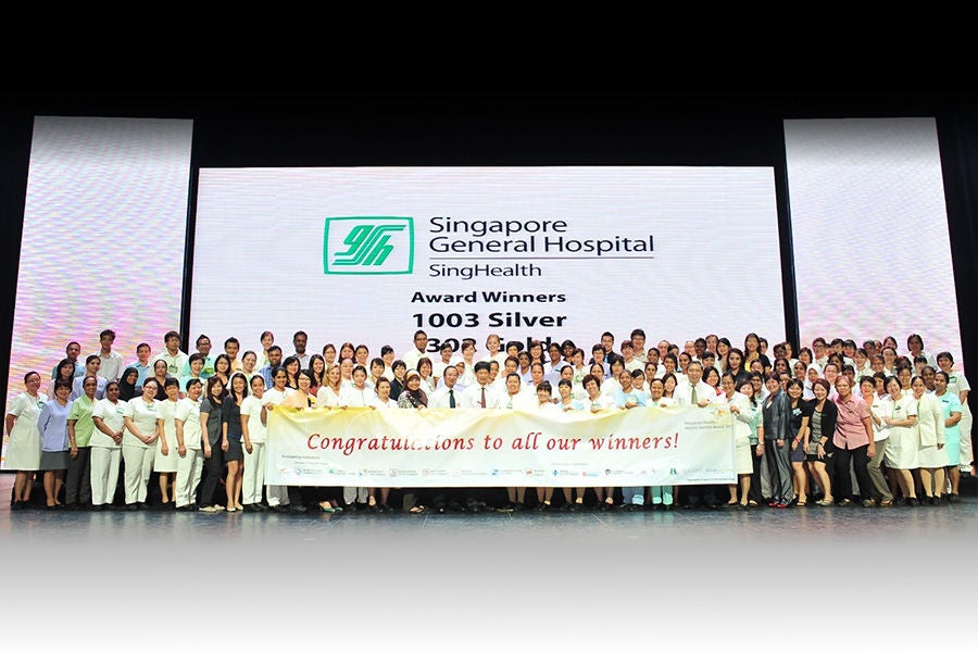 SHQSA 2012 Awardees from Singapore General Hospital