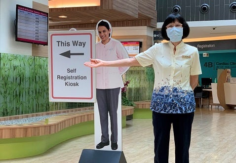 One of Swee Bee’s new job duties is to direct patients, smoothening the patient journey at the clinic.
