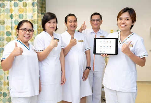 MyCare application pilots at Ward 56