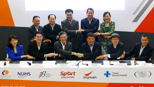 SingHealth, CGH, EIMS, among first strategic partners for national active health framework
