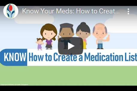 how to create a medication list