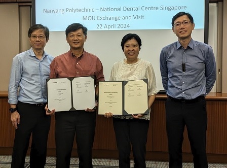 国立牙科中心与南洋理工合作 提供实习培 - National Dental Centre Singapore inks MOU with Nanyang Polytechnic to develop digital dentistry talents养牙科工程师