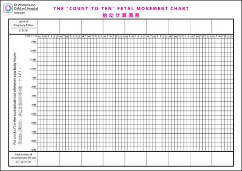 Fetal Movement Chart