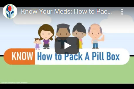 how to pack a pill box